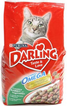 Darling 2 кг./Дарлинг сухой корм для кошек кролик и овощи