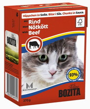Bozita  370 гр./Бозита консервы для кошек в соусе с Говядина