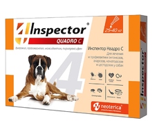 Inspector Квадро капли для собак 25-40 кг.