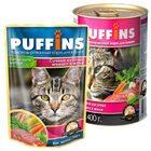 Puffins 400 гр./Пуффинс консервы для кошек Сочные кусочки ягненка в желе
