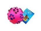 Уют/Игрушка для собак мяч лапки разноцветный 8,5 см. винил/ИШ4/