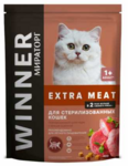 Виннер 400 гр.сухой корм д/кошек стерилизованных c телятиной