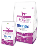 Monge Cat Adult  400 гр./Монж сухой корм для  взрослых кошек курица с рисом