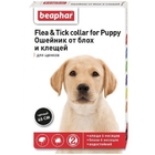 Beaphar Flea&Tick  65 см./Беафар ошейник для щенков от блох и клещей черный