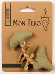 МОН ТЕРО ЭКО игрушка для кошек рыбья кость с кошечей мятой зеленая