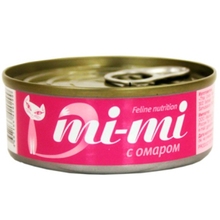 Mi-Mi 80 гр./Ми-ми консервы для кошек и котят с мясом омара в желе
