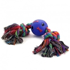 Triol/Игрушка  для собак веревка 2узла и мяч 0058XJ