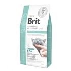 Brit Veterinary Diet Cat Grain free Struvite 2 кг./Брит для кошек Беззерновая диета при струвитном типе МКБ. Курица и горох