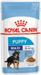 Royal Canin MAXI PUPPY 140 гр./РПоял канин Полнорационный влажный корм для щенков собак крупных размеров (вес взрослой собаки от 25 до 45 кг) c 2 до 15 месяцев.
