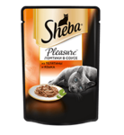 Sheba Pleasure 85 гр./Шеба Плежер консервы  для кошек из телятины и языка