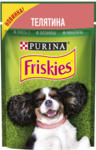 Friskies 85 гр./Консервы  для взрослых собак c телятиной в подливе