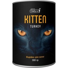 Dailycat Unique line KITTEN Turkey 300 гр./Сухой корм для котят с индейкой