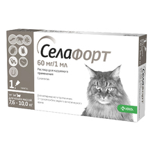 Селафорт для кошек 7-10 кг раствор для наружного применения,1х60 мг./1мл