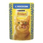Friskies 85 гр./Фрискис консервы в фольге для кошек лосось