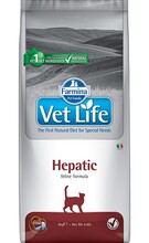 Farmina Vet Life Hepatic 2 кг./Фармина сухой корм для кошек Поддержание работы печени при хронической печеночной недостаточности