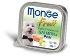 Monge Dog Fruit 100 гр./Монж консервы для собак лосось с грушей