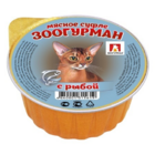 Зоогурман 100гр. /Консервы для кошек Мясное суфле с рыбой
