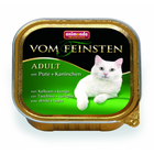 Animonda  Vom Feinsten Adult 100 гр./Анимонда консервы для кошек с  индейкой и кроликом