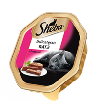 Sheba Delicatesso 85 гр./Шеба Деликат консервы для кошек Патэ с говядиной