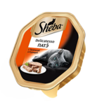 Sheba Delicatesso 85 гр./Шеба Деликат консервы для кошек Патэ с  телятиной и курицей