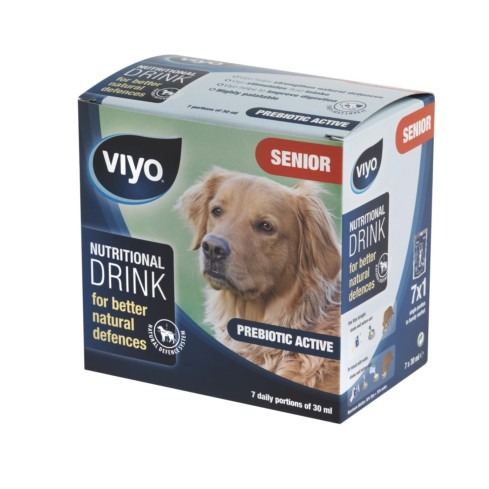 Viyo Senior Nutritional Drink//напиток-пребиотик для пожилых собак 7 х 30  мл в Туле — Интернет-магазин «Комкорд»