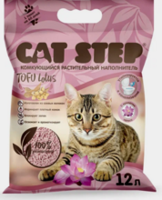 Cat Step Наполнитель Tofu растительный Lotus 12 л.