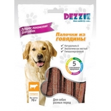 Dezzi 5634014//Деззи лакомство для собак палочки из говядины 70 г