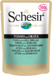 Schesir 100 гр./Шезир консервы для кошек  тунец с дорадо