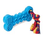 TRIOL Игрушка для собак из ц/литой резины "Косточка с веревкой", 95/165мм/12191142