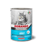 Morando Professional Консервированный корм для кошек паштет с белой рыбой и креветками 400гр. 