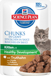 Hills Science Plan Kitten Healthy Development 85 гр./Хиллс консервы для котят с индейкой