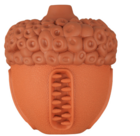 Игрушка Mr.Kranch для собак Орех с пищалкой 8,5*10 см коричневая с ароматом сливок/000191
