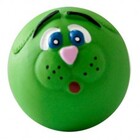 MajorDog/ Игрушка для собак "Мяч-мордочка" с пищалкой латекс 10 см