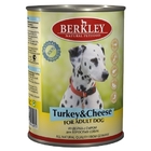 Berkley 400 гр./Беркли консервы  для собак индейка, сыр