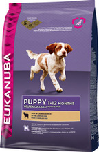 Eukanuba Puppy & Junior All Breeds Rich in Lamb & Rice 12 кг./Эукануба Паппи & Джуниор Ол Бридс Ягненок и Рис» для щенков всех пород в возрасте от 1 до 12 месяцев.