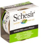 Schesir 85 гр./Шезир консервы для кошек тунец с филе курицы
