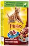 Friskies Adult 400 гр./Фрискис сухой корм для взрослых кошек с мясом, курицей и овощами
