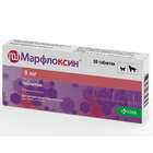 Марфлоксин таблетки для лечения собак и кошек при заболеваниях бактериальной и микоплазменной этиологии5 мг. 10 табл.