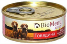 BioMenu ADULT 100 гр./БиоМеню консервы для собак с Говядиной