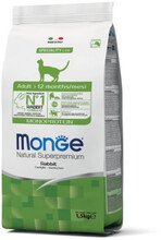 Monge Cat Monoprotein Adult Rabbit 1,5 кг./Монж сухой корм для взрослых кошек с кроликом