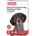 Beaphar Flea&Tick  65 см./Беафар ошейник для собак от блох и клещей оранжевый
