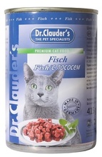 Dr.Clauder`s 415 гр./Доктор Клаудер консервы для кошек с  лососем