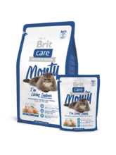 Brit Care Cat Monty I'm Living Indoor 400 гр./Брит Каре сухой корм для кошек домашних с цыпленком и рисом