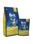 Brit Premium Cat Adult Salmon 300 гр./Брит Премиум сухой корм для кошек с лососем
