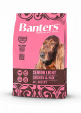 Banters Senior Light 3 кг./Курица с рисом сухой корм для собак