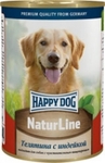 Happy Dog 400 гр./Хеппи Дог консервы для собак телятина индейка