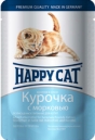 Happy Cat 100 гр./Хеппи Кет консервы  для котят курица с морковью в соусе