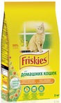 Friskies Indoor 2 кг./Фрискис сухой корм для домашних кошек с курицей, садовой травой
