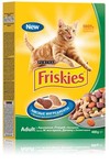 Friskies Adult 400 гр./Фрискис сухой корм для взрослых кошек с кроликом, курицей и овощами
