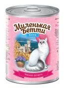 Миленькая Бетти 400 гр./Консервы для кошек Ялта Мясное ассорти в желе